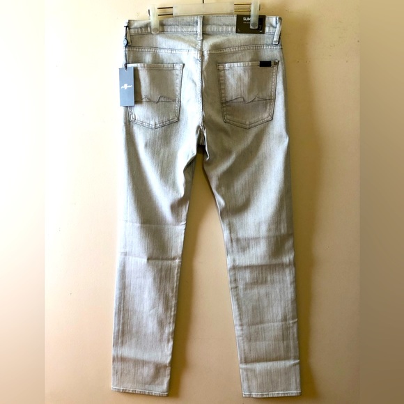 NWT 7 For All Mankind Men’s Slim Straight Pants - Picture 2 of 8